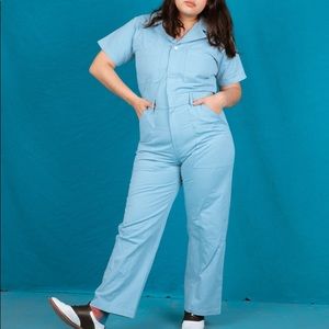 Short Sleeve Jumpsuit- Dusty Rose